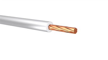 Cable 10mm²(AWG 8) White XLPE/PVC